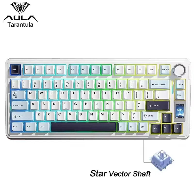 AULA S75 Pro RGB Wireless Mechanical Gaming Keyboard, 75% Layout