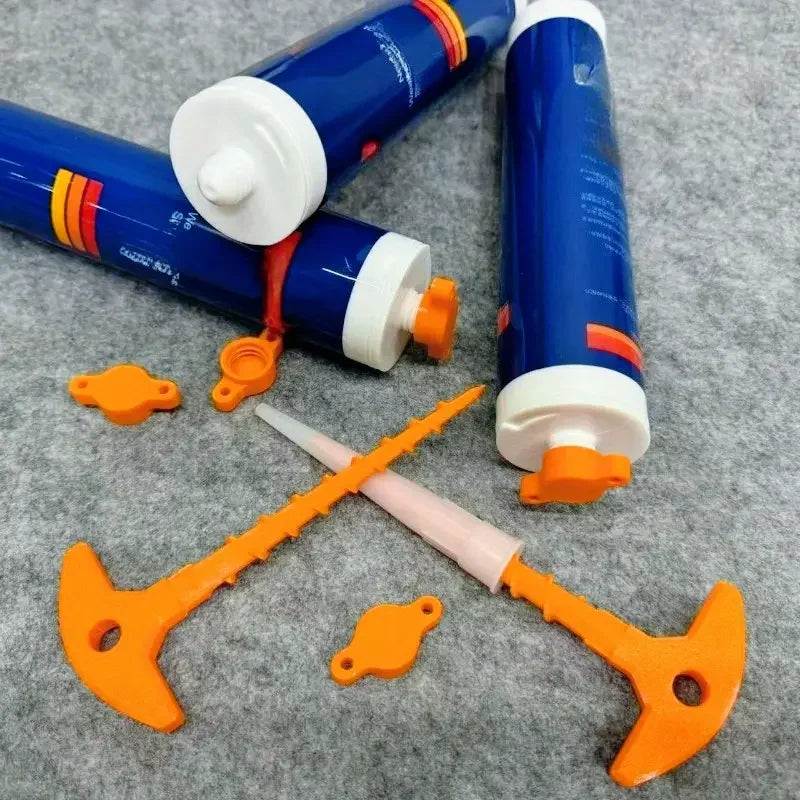 2-Pack Sealant Nozzle Cleaner & Cap - Keep Your Caulk Fresh