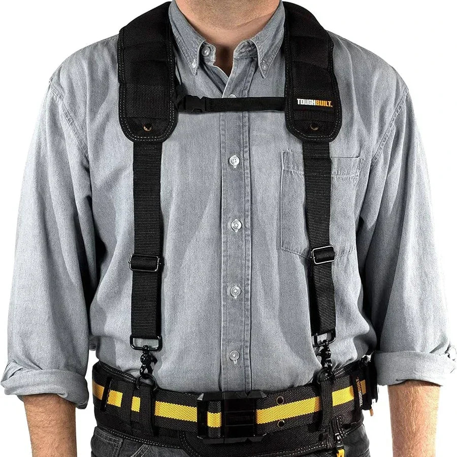 TOUGHBUILT Outdoor Tool Belt with GelFit Suspenders for Ultimate Comfort