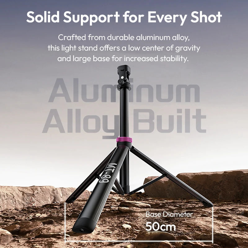 Ulanzi MT-89 Quick-Release Tripod Stand with Cold Shoe Mount