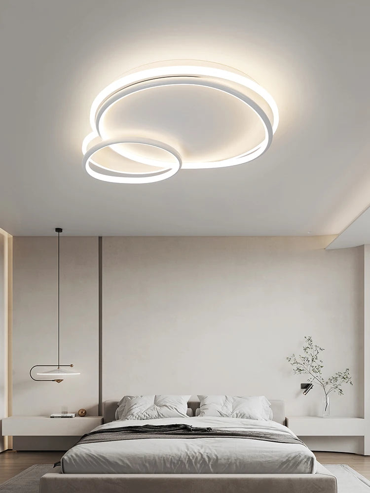 Modern Minimalist Full-Spectrum LED Ceiling Lamp for Eye Protection