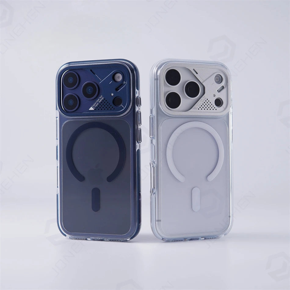Transparent Magnetic Case for iPhone 17 Pro Max - Ultra-Thin Clear Cover