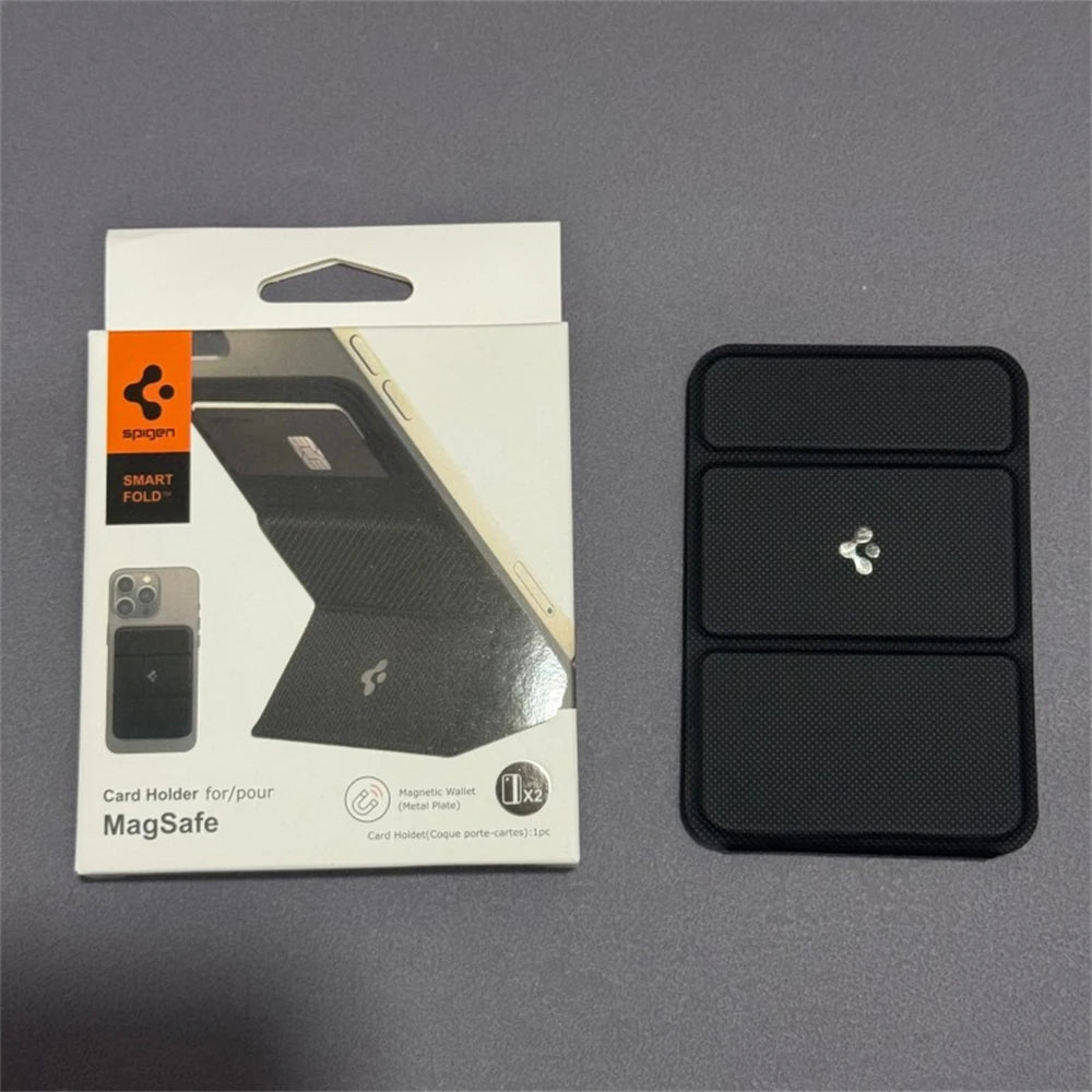 Spigen Leather Magnetic Wallet for MagSafe iPhone 17/16/15/14/13 Pro Max