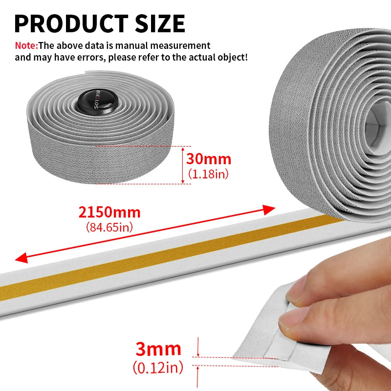 BUCKLOS Non-Slip Bicycle Handlebar Tape - Durable & Breathable Grip