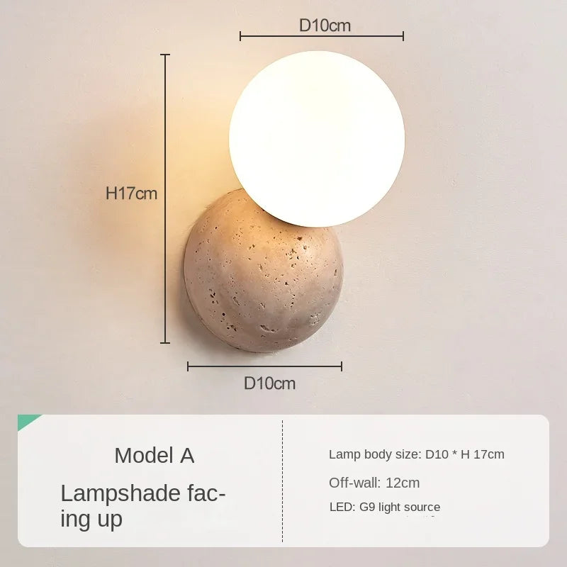 Modern LED Stone Wall Lamp - Stylish Lighting for Any Room
