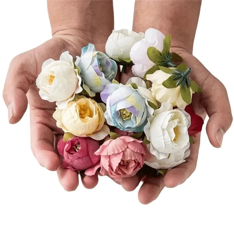 40/80pcs Silk Artificial Roses - Perfect for Weddings & Decor