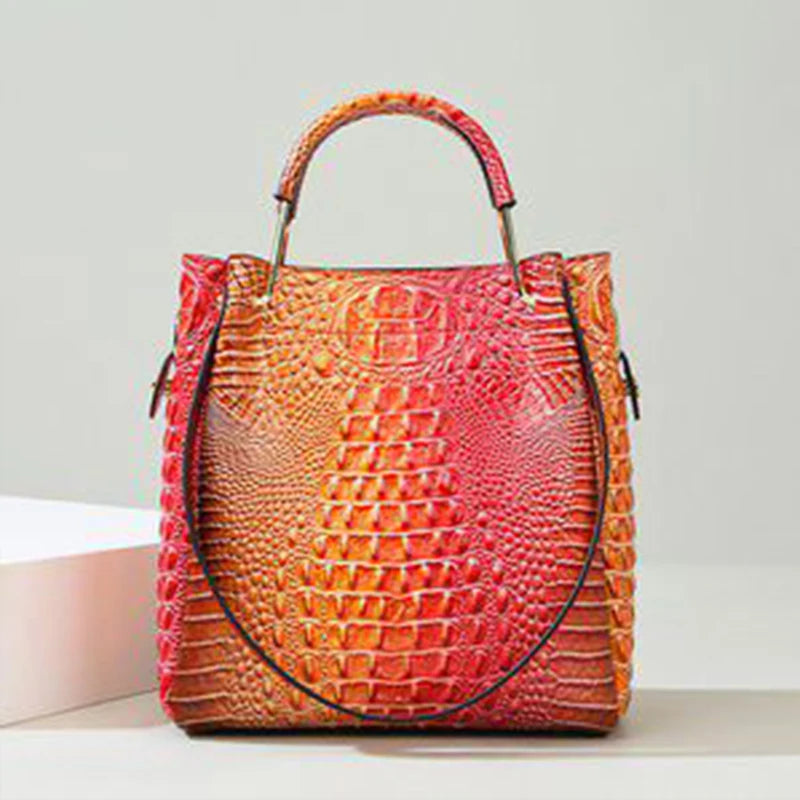 Trendy Large Capacity Crossbody Bucket Handbag for Women