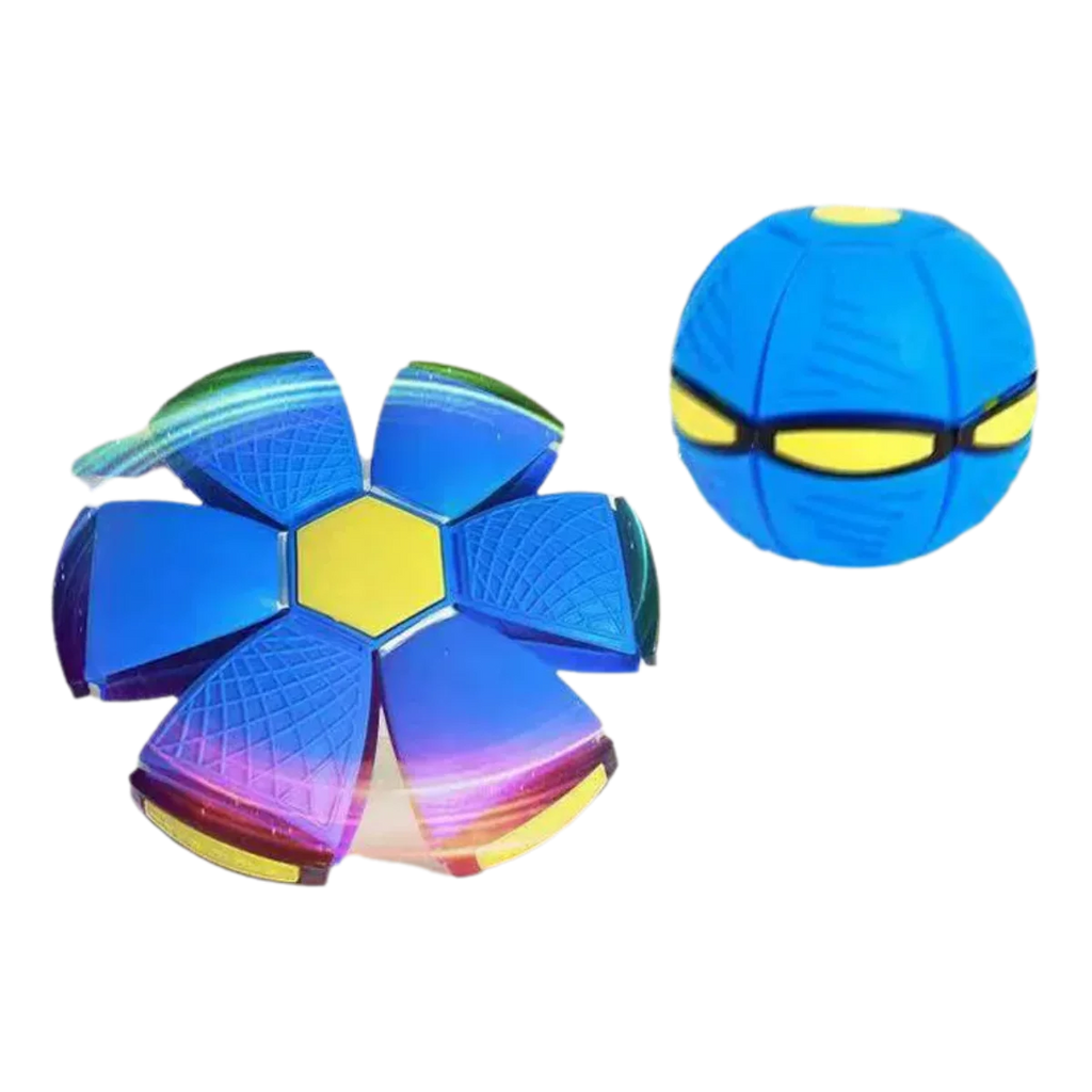 Datgo Blue Flying Saucer Ball - Fun Outdoor Toy for Kids & Adults