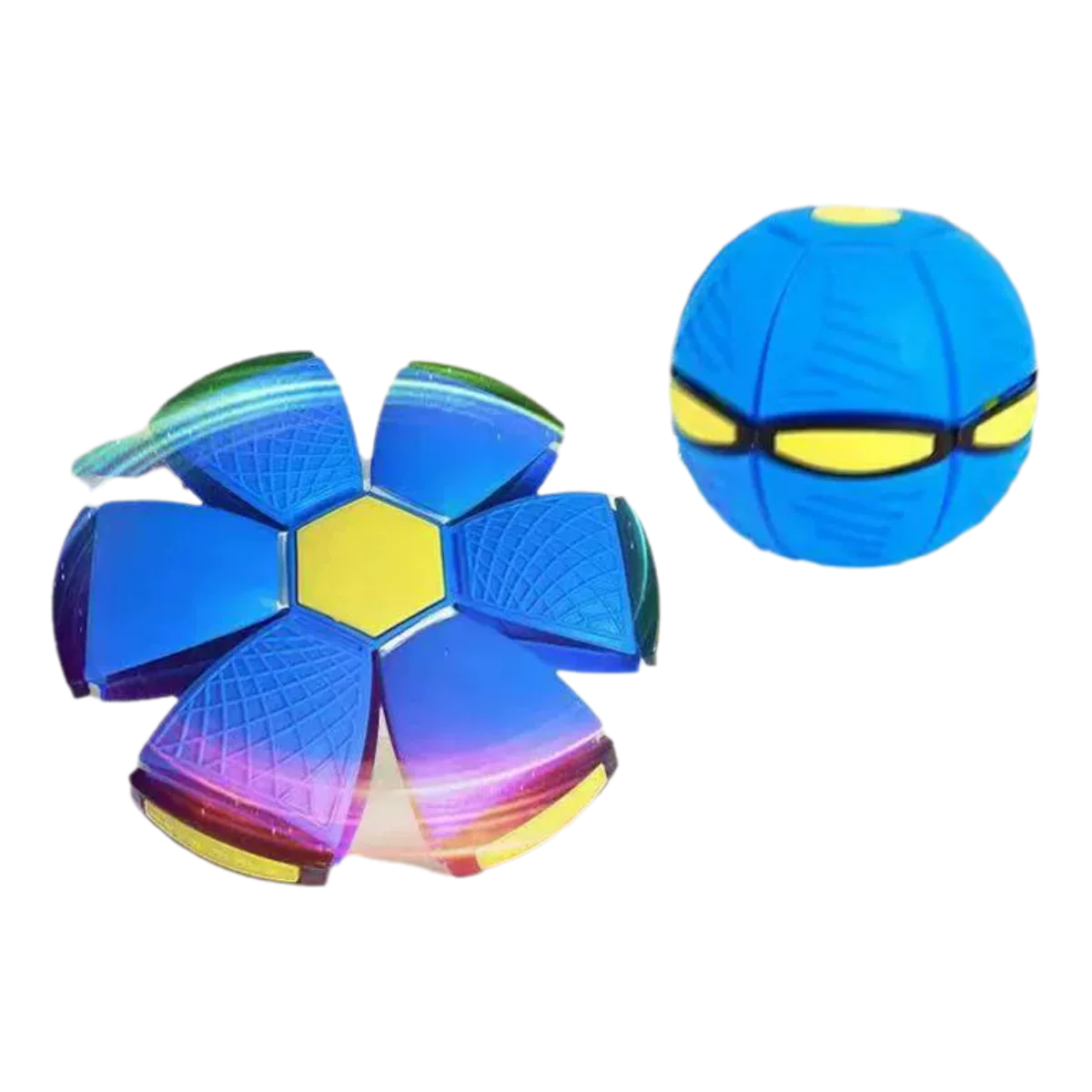 Datgo Blue Flying Saucer Ball - Fun Outdoor Toy for Kids & Adults