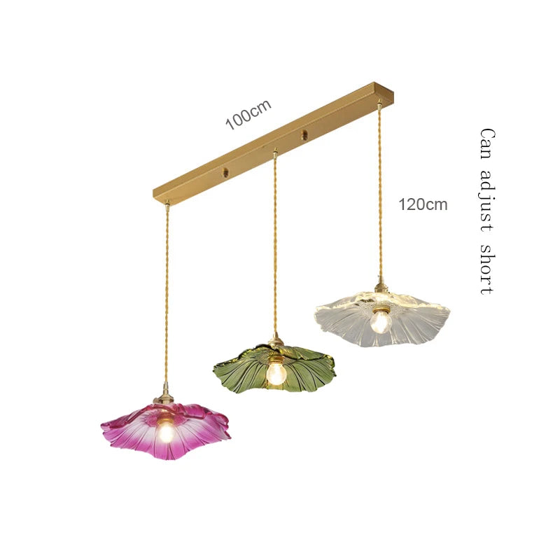 Elegant Retro French Glass Pendant Chandelier for Stylish Spaces