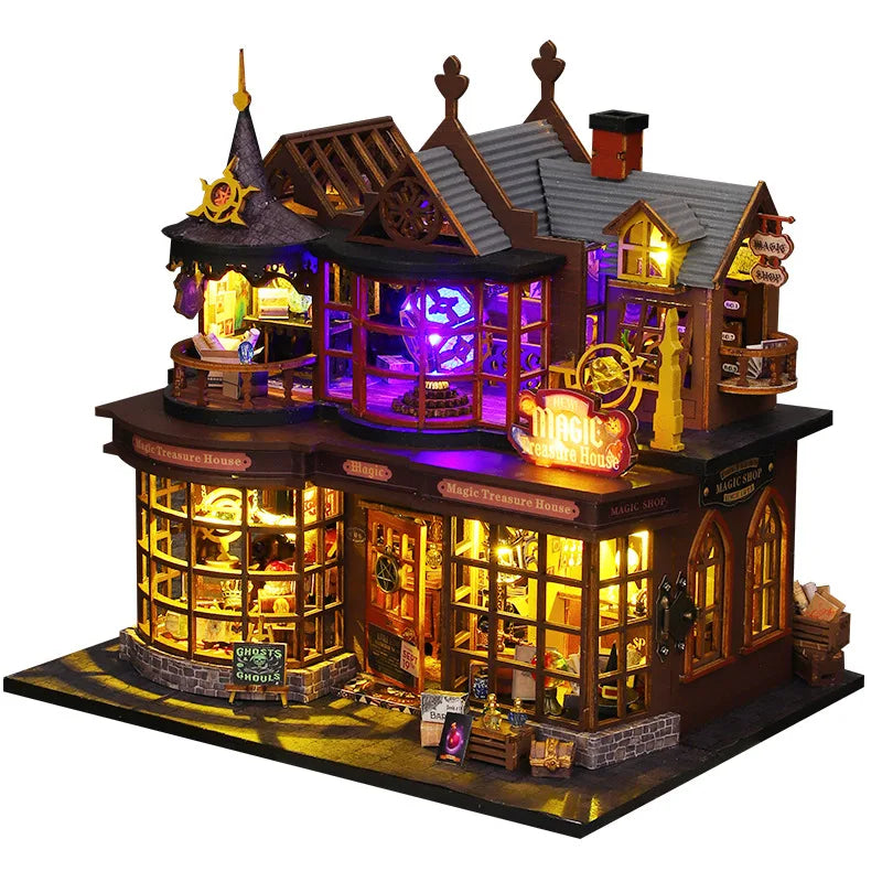 StartCabin DIY Wooden Dollhouse Kit - Creative Miniature Fun