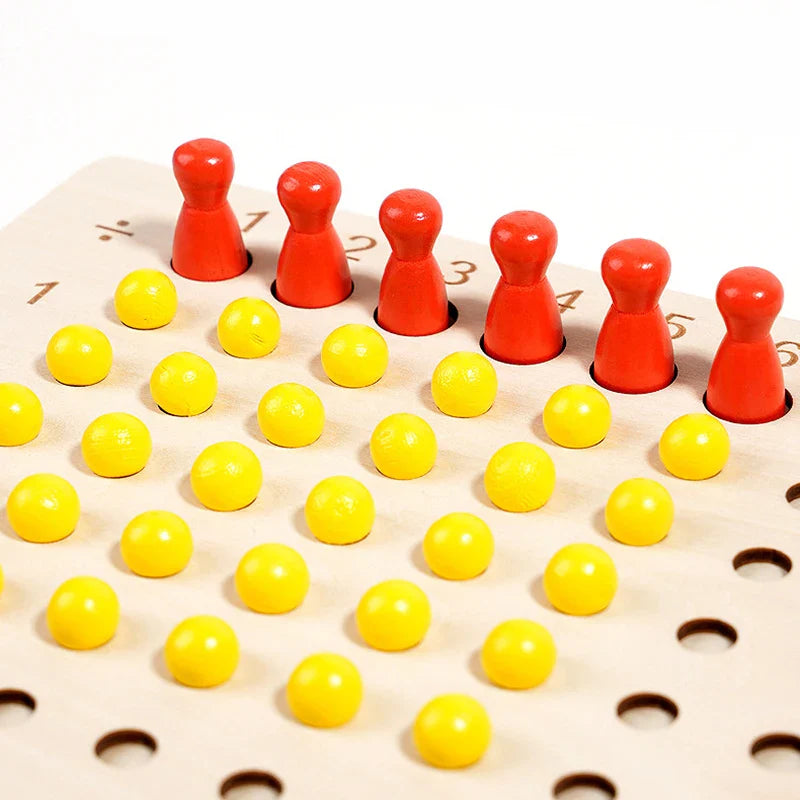 Montessori 99 Multiplication Board - Fun Math Learning Tool for Kids