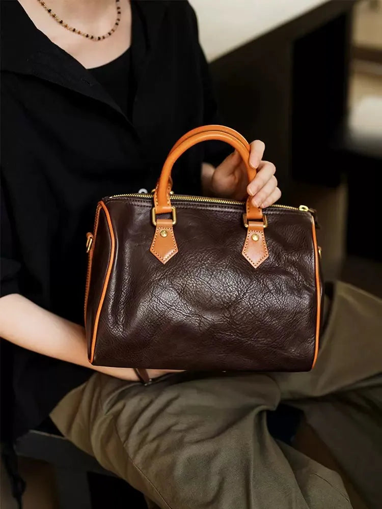 Elegant Leather Crossbody Purse for Commuting & Daily Use