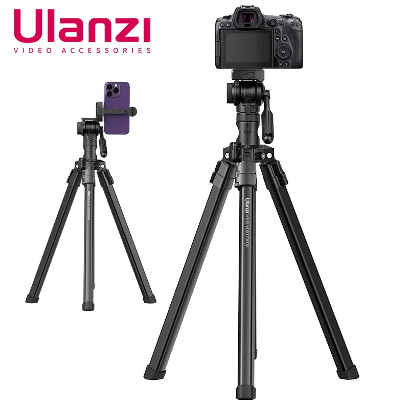 Ulanzi MT-65 Adjustable Aluminum Tripod for Camera & Smartphones