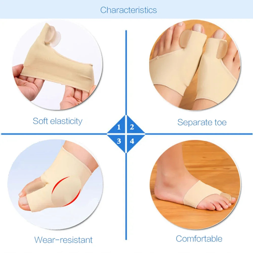 Toe Separator Bunion Corrector - Pain Relief Orthopedic Foot Care