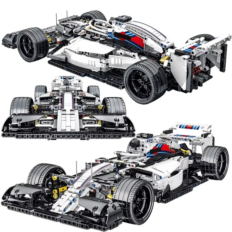 1152pcs F1 Building Blocks Sports Car Model Kit for Kids and Teens