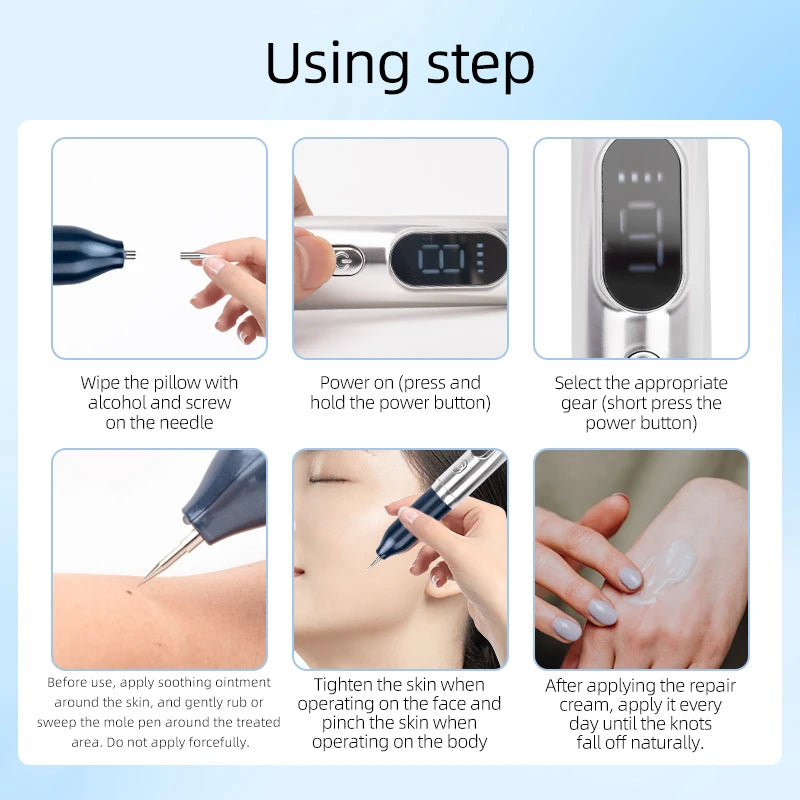 Laser Plasma Pen for Mole & Spot Removal - Safe & Effective Beauty Tool