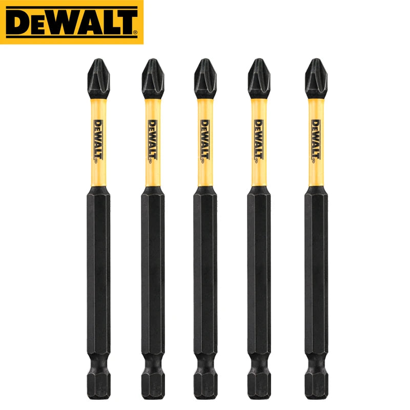 DEWALT 89MM PH2 High Speed Steel Bits - 5 Pack for Drilling & Screwdriving