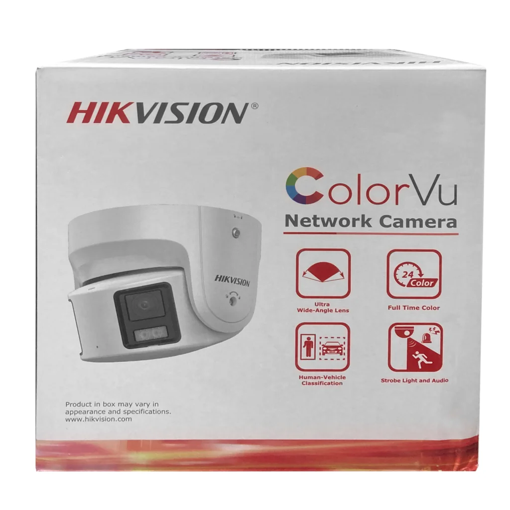 Hikvision 8MP ColorVu Dual Lens IP Camera with Built-in Mic & Speaker