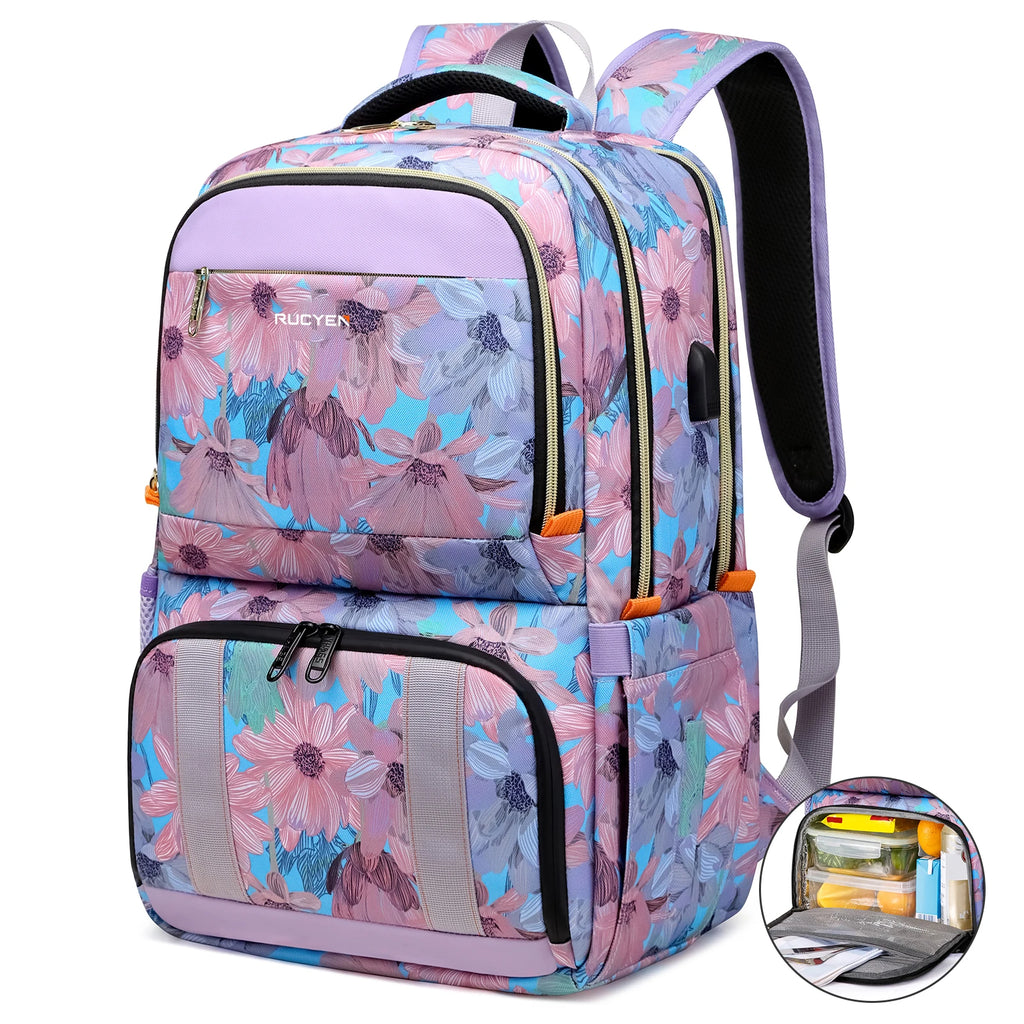 Insulated Backpack Cooler - Large Capacity Picnic & Travel Bag