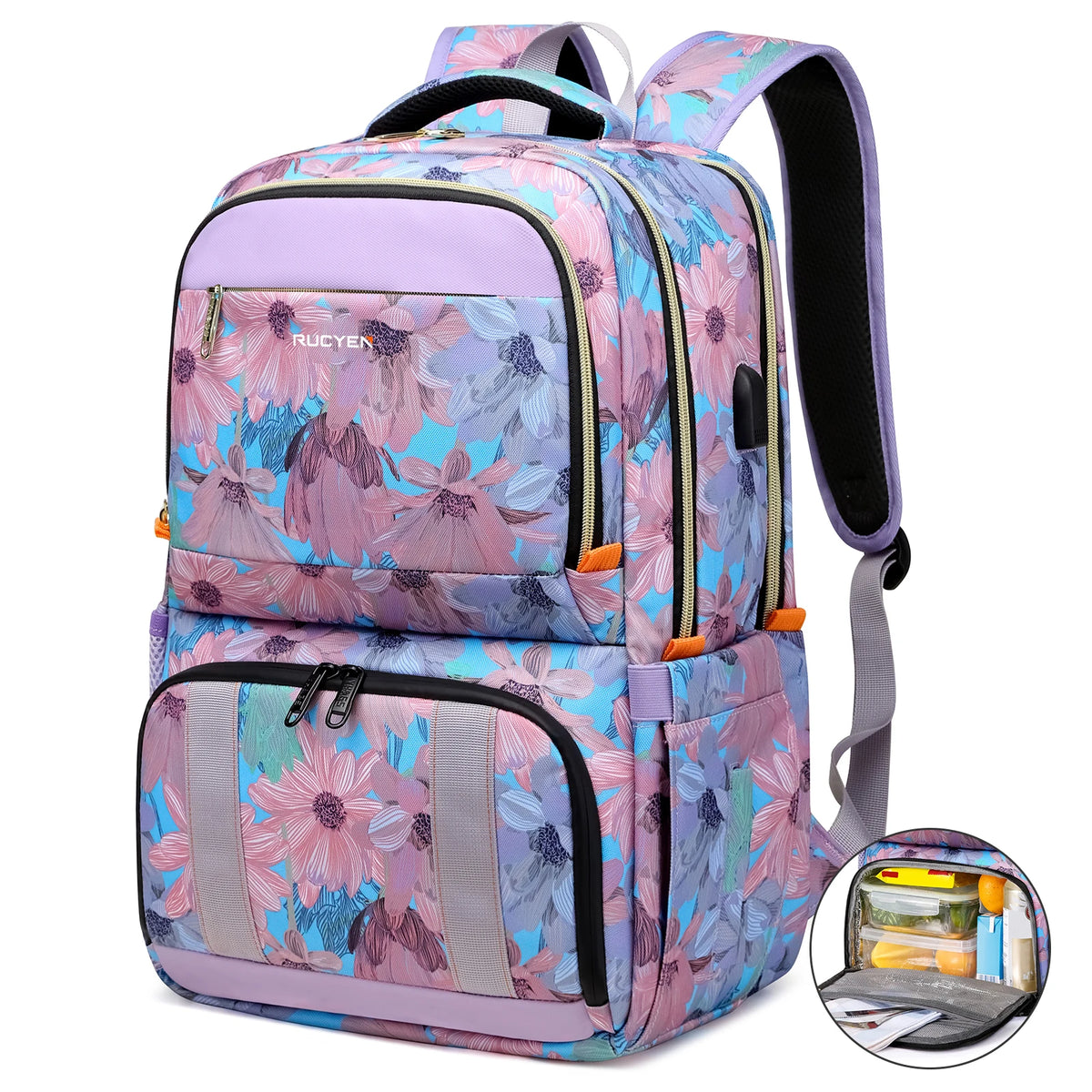 Insulated Backpack Cooler - Large Capacity Picnic & Travel Bag