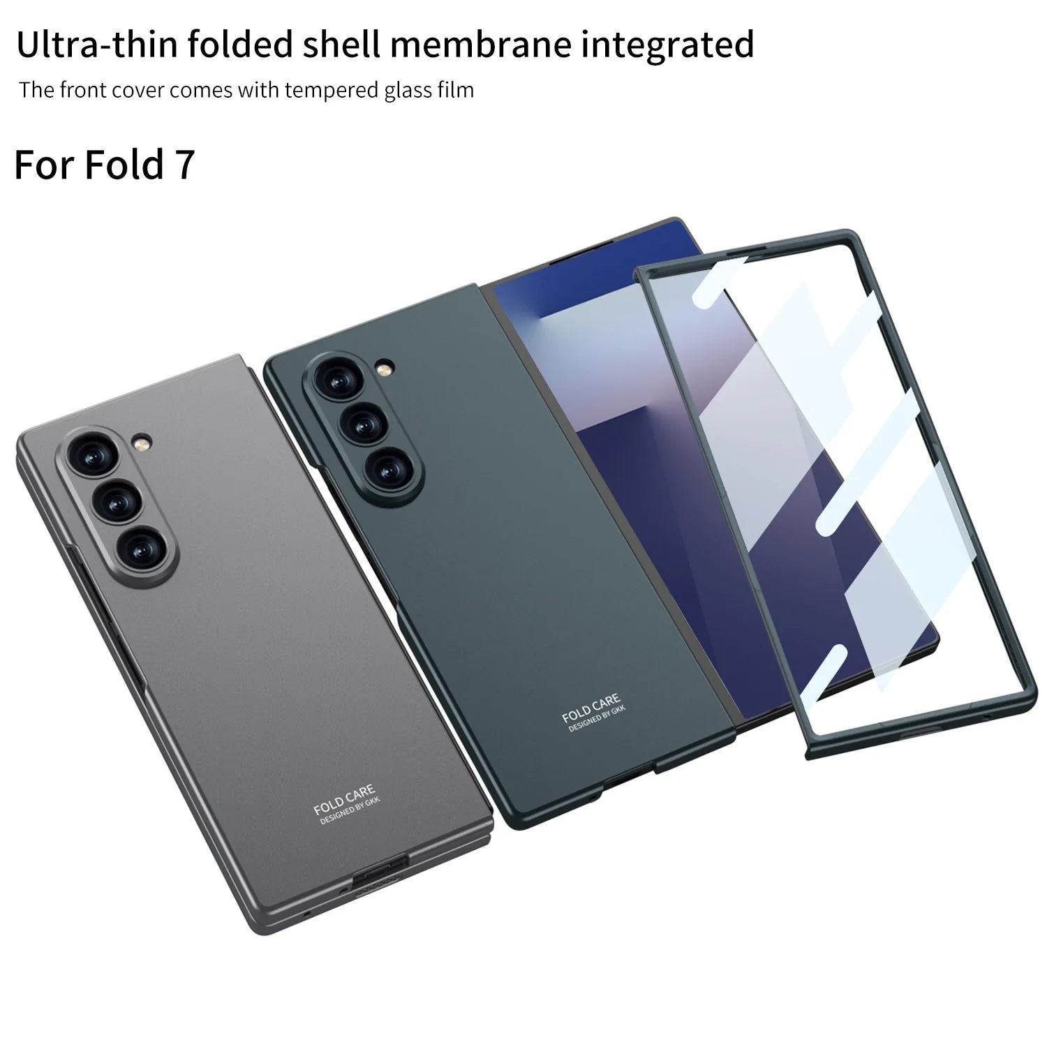 Sleek Ultra-Thin Samsung Z Fold7 Case - Shockproof & Anti-Scratch