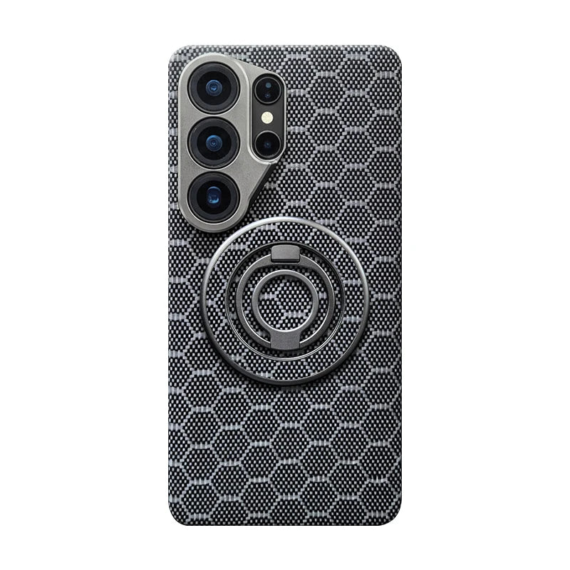 Slim Carbon Fiber Case for Samsung Galaxy S26 Ultra - Honeycomb Finish