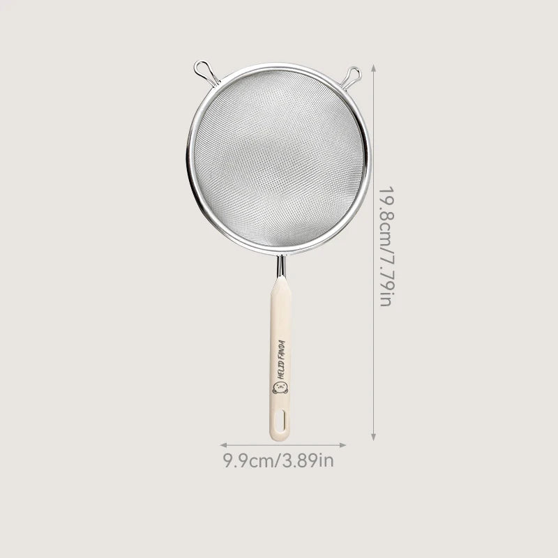 Fine Mesh Strainer Spoon – Stainless Steel Colander & Sieve