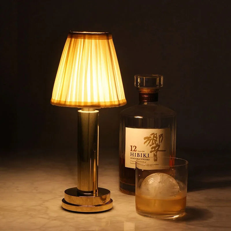 Portable Cordless LED Table Lamp - Dimmable and Rechargeable