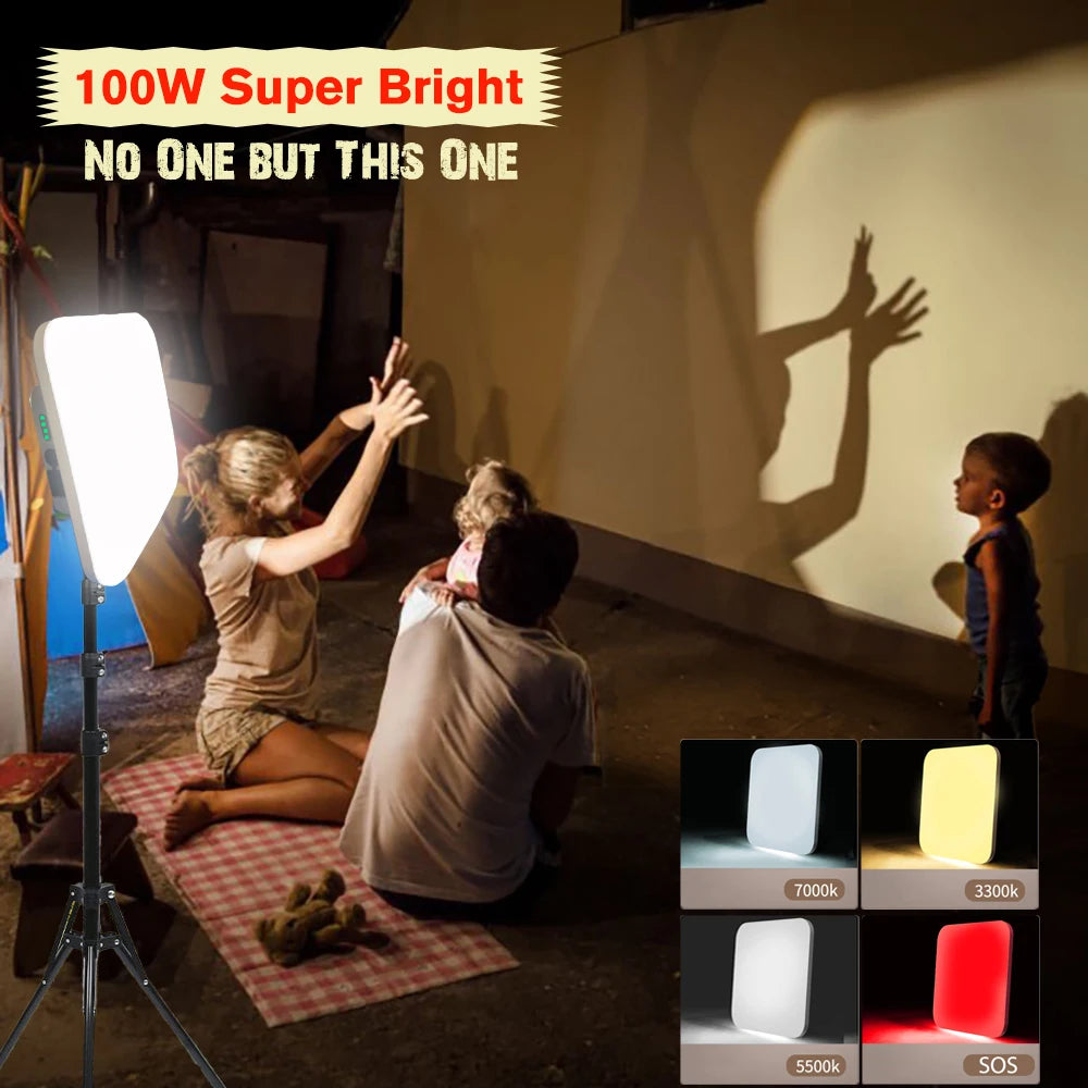 Unibrother 18000mAh 100W LED Camping Lantern – Magnetic & Rechargeable
