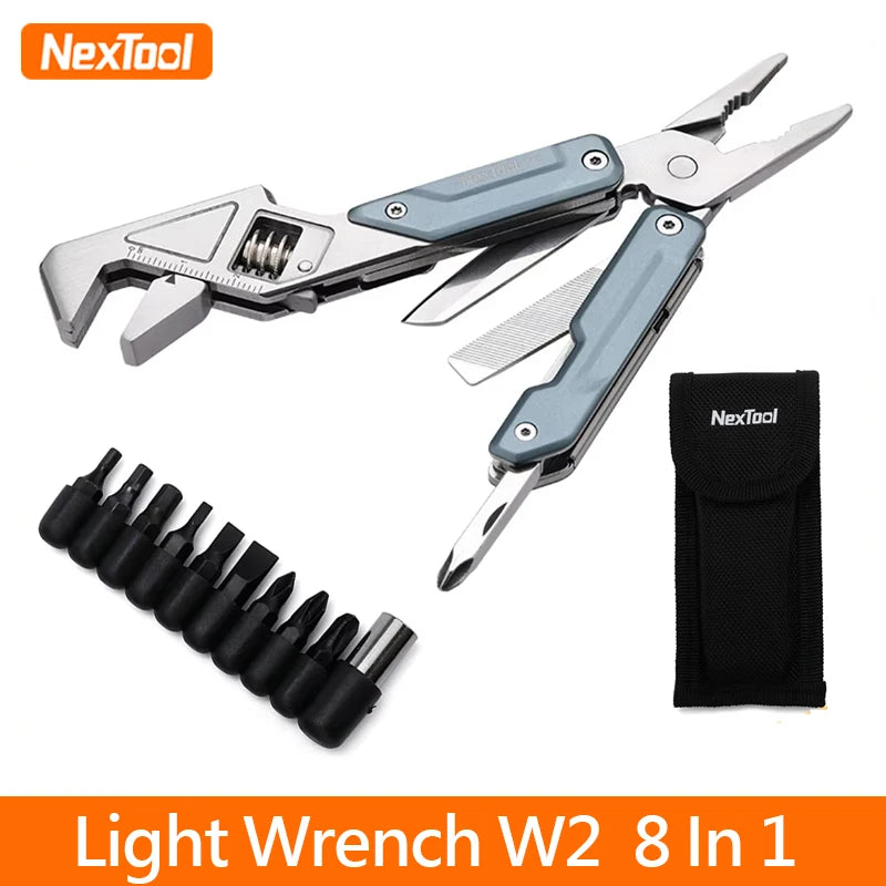 NexTool 8-in-1 Multi Tool: Foldable Pliers, Wrench & Screwdriver