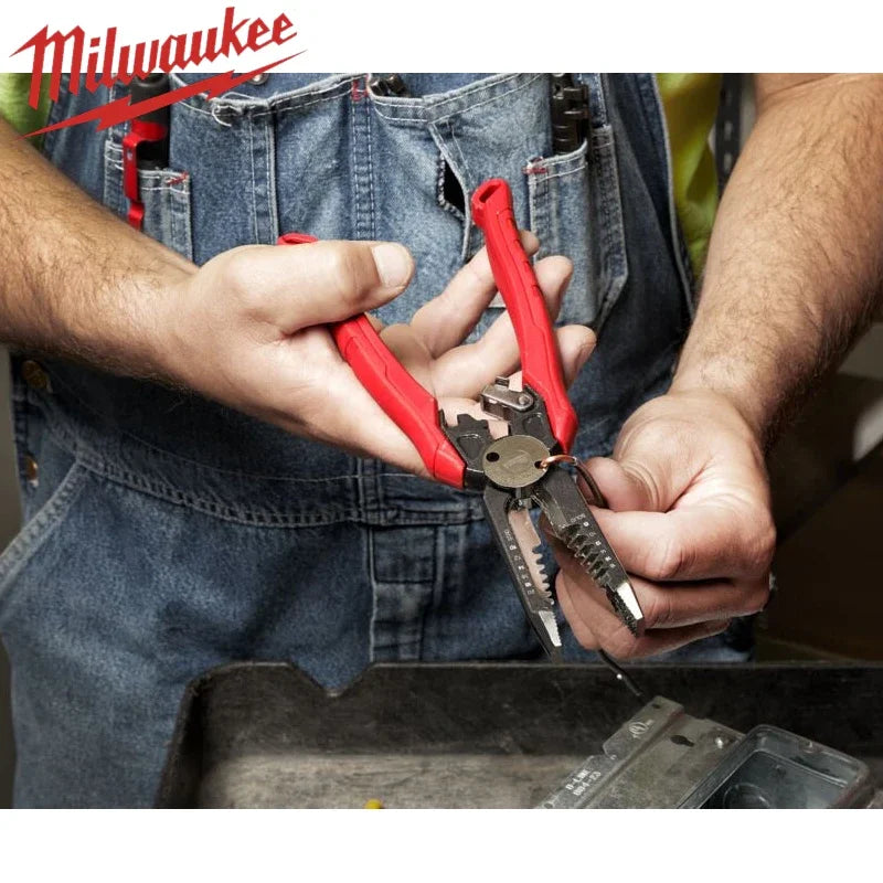 Milwaukee 7-in-1 Multi-Function Wire Stripping Pliers - Durable Manual Tool