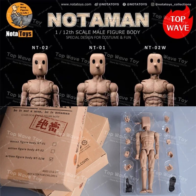 Detailed 1/12 Male Soldier Action Figure - Articulated & Collectible