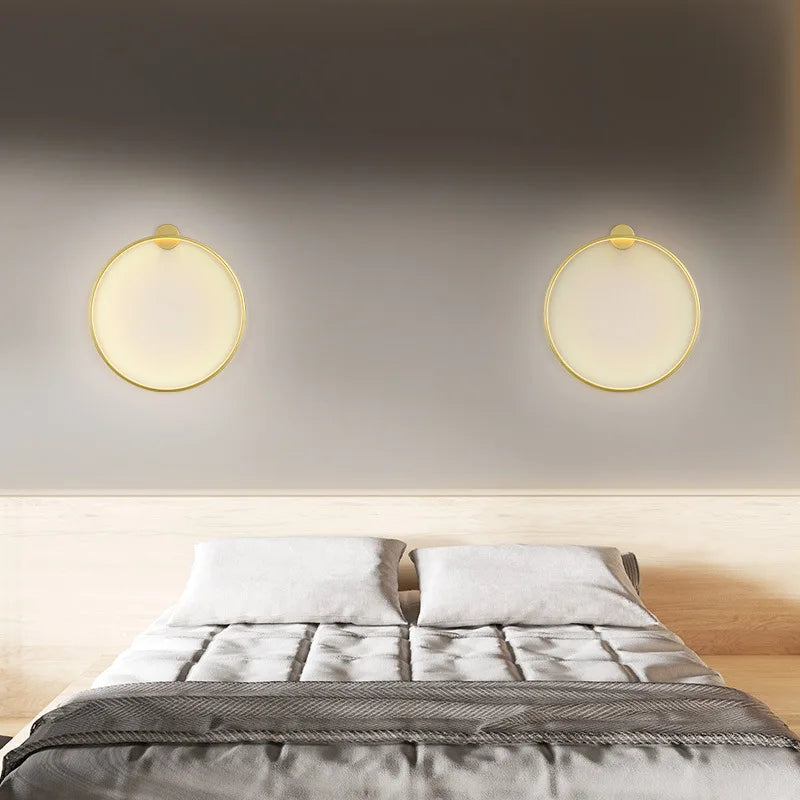 Modern Minimalist LED Circle Wall Sconce for Home Decor