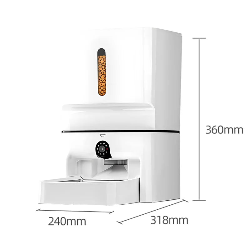 Smart 7L Cat Feeder with 1080P Camera & App Control – Ultimate Pet Care