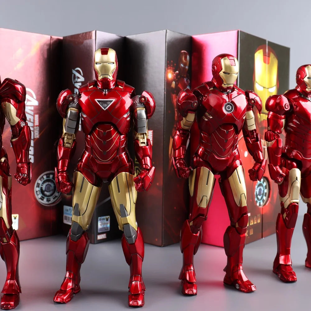 ZD Toys Iron Man Action Figures - 7" Fully Articulated Collectibles