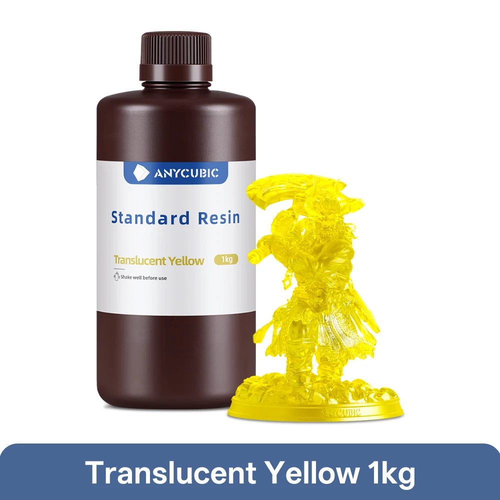 ANYCUBIC 405nm UV Resin for 3D Printing - High Precision & Fast Curing