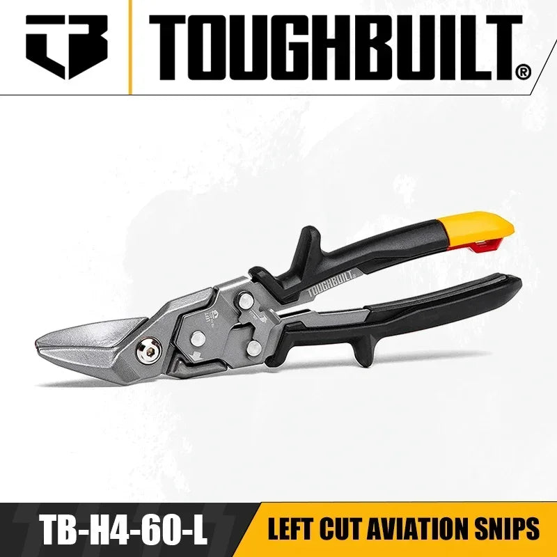 ToughBuilt Aviation Snips - Precision Cutting & Ergonomic Design