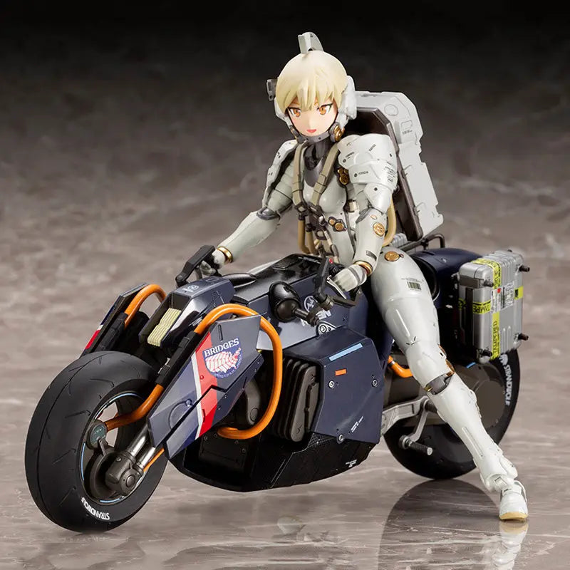 Kotobukiya Death Stranding Ludens Figure with Triskelion Motorcycle