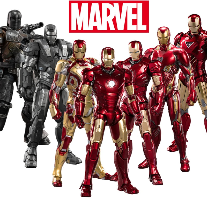 ZD Toys Iron Man Action Figures - 7" Fully Articulated Collectibles