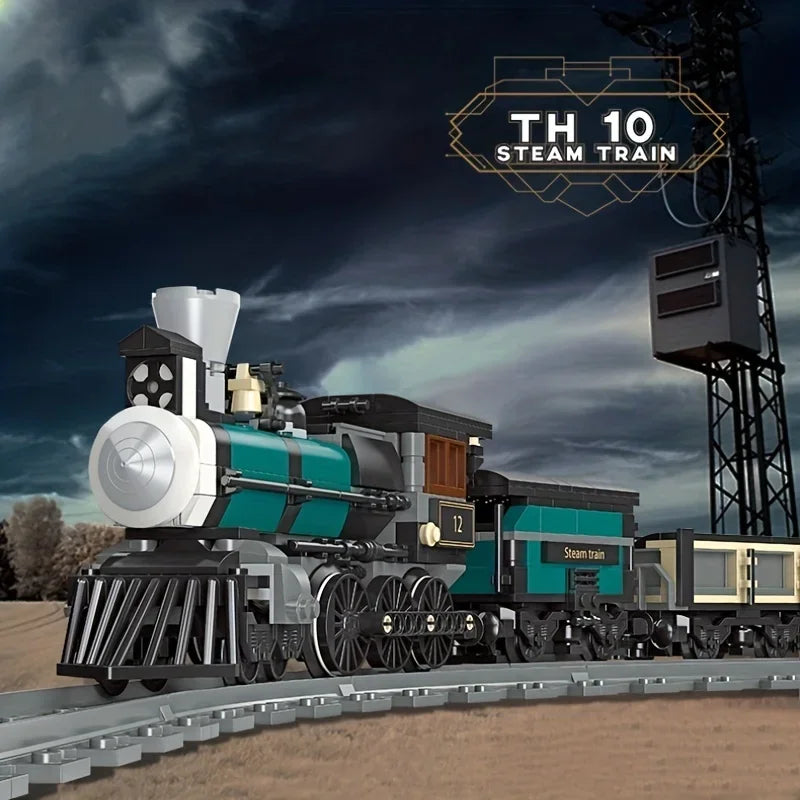 BRO1 GWR Steam Train Building Toy - Creative Model Kit for All Ages