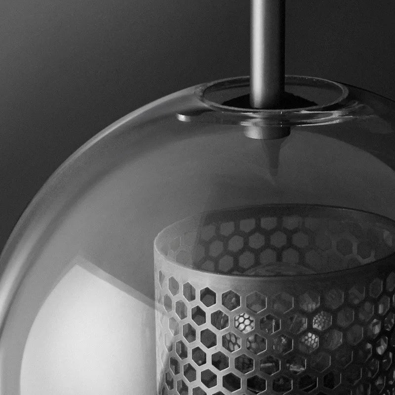 Nordic Minimalist Gold Wall Lamp with LED Glass Ball Design