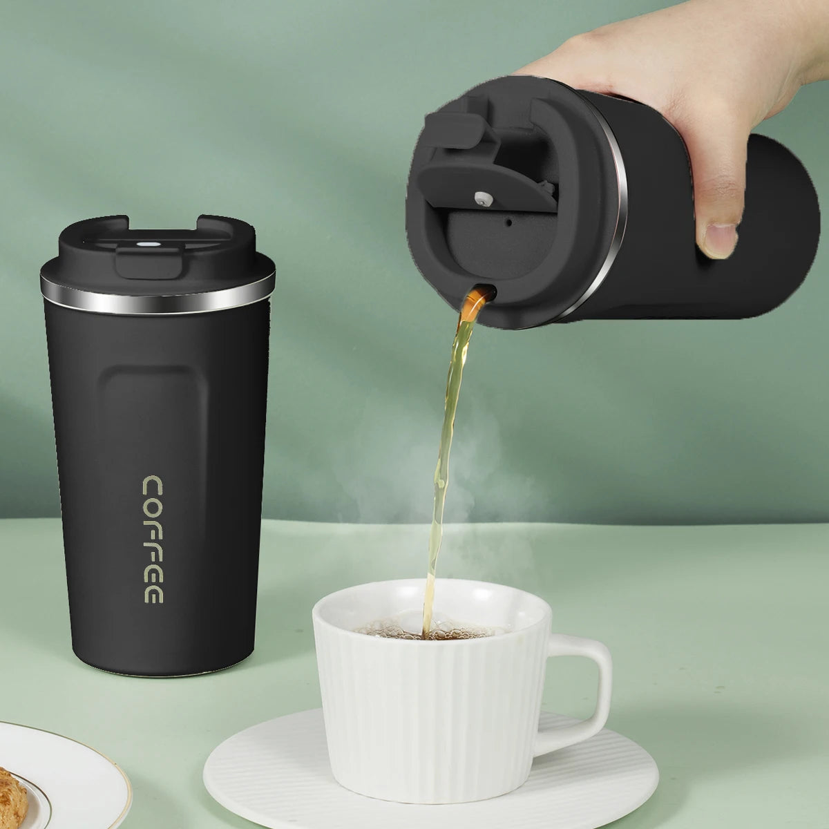 510ML Double Wall Insulated Stainless Steel Travel Coffee Mug