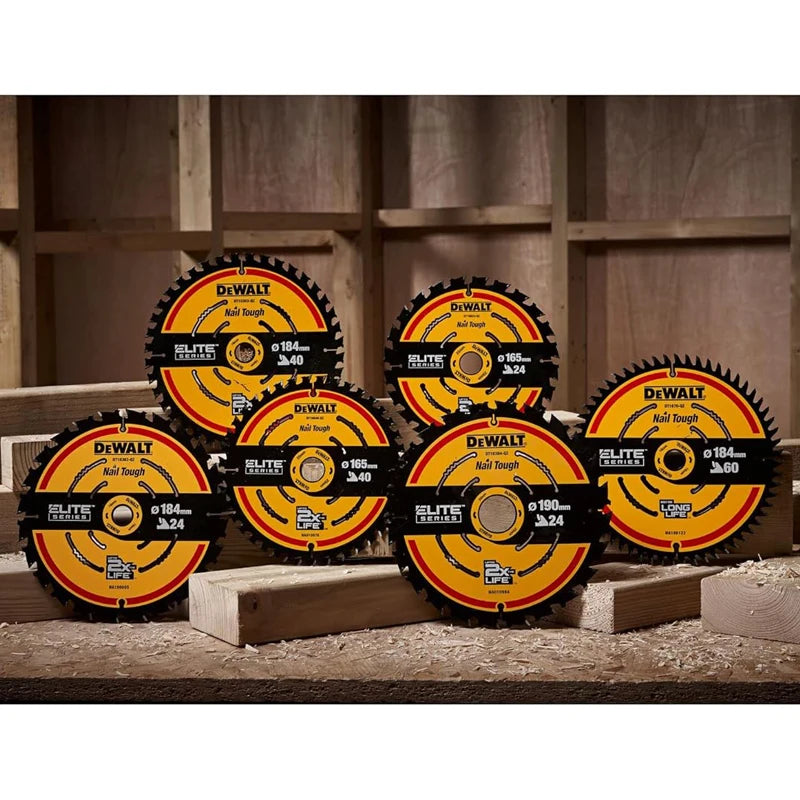 DEWALT DT10640 Circular Saw Blade - 165MM Carbide Cutting Disc