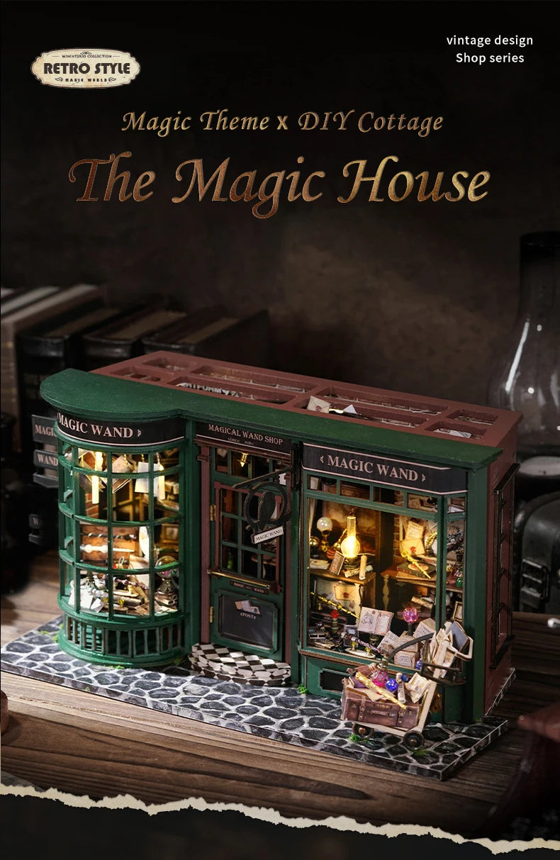 DIY Miniature Dollhouse Kit – Build Your Own Magical Home