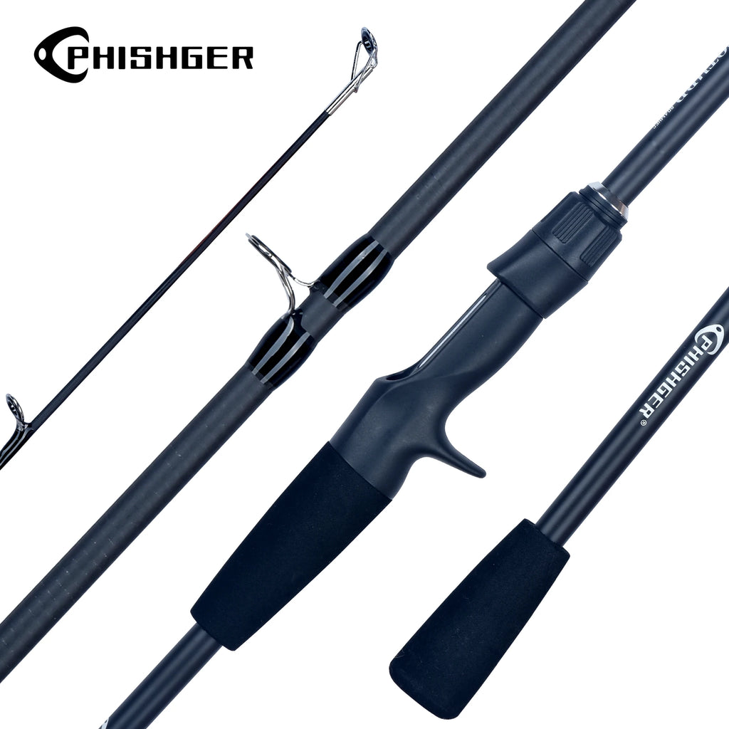 PHISHGER Ultralight Travel Baitcasting Fishing Rod 5-30g