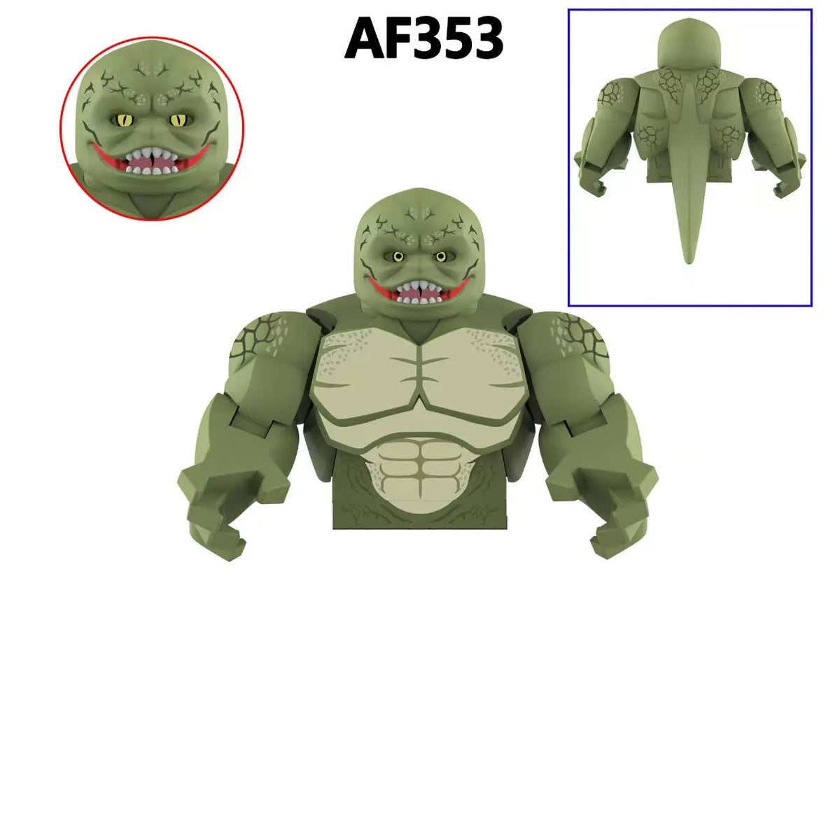 Assemble Movable Mini Bricks Lizard Rhino Action Figure Toy