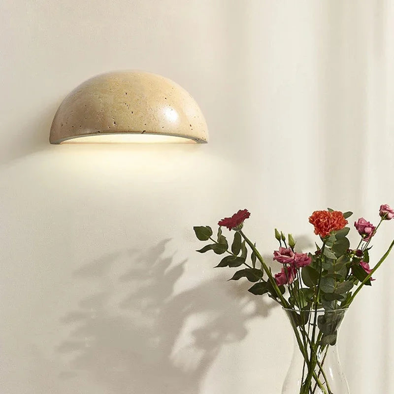 Nordic Style Semi-Circular Wall Light for Elegant Home Decor