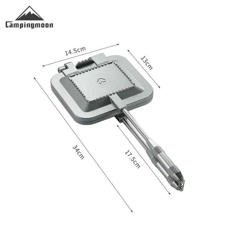 Non-Stick Double-Sided Toast Clamp for Camping Breakfasts