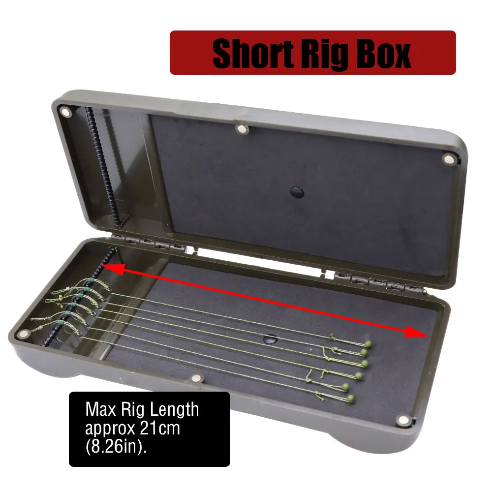 Compact Carp Fishing Tackle Storage Box for Efficient Rig Organization